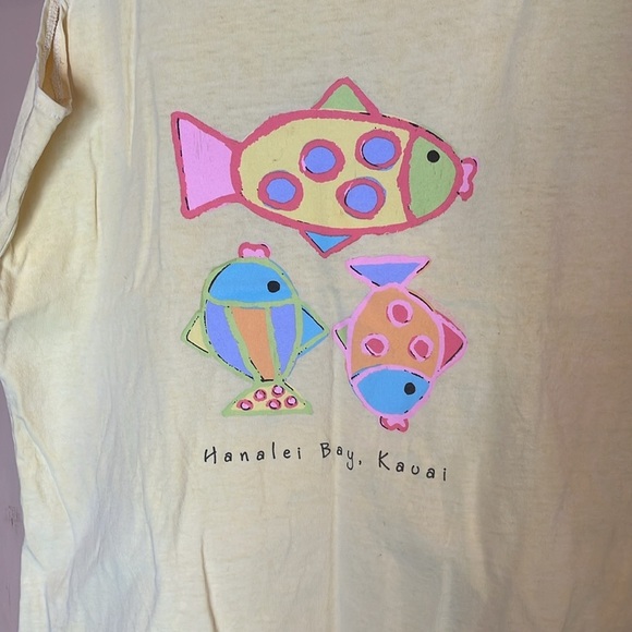 Fresh Produce Yellow Top fish from Kauai size small preowned - Picture 2 of 5